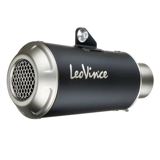 LeoVince LV-10  Kawasaki Ninja 400 18-22 / Z400 19-22 Black Stainless Slip On Exhaust