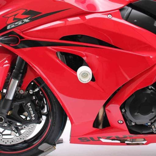 Oggy Knobbs Suzuki GSX-R1000 /GSX-R1000R 17-24 White Frame Slider Kit