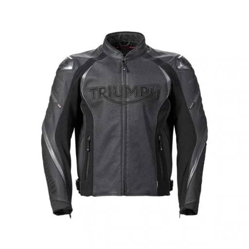 Triumph Triple Perforated Leather Jacket - CLEARANCE - SIZE XL