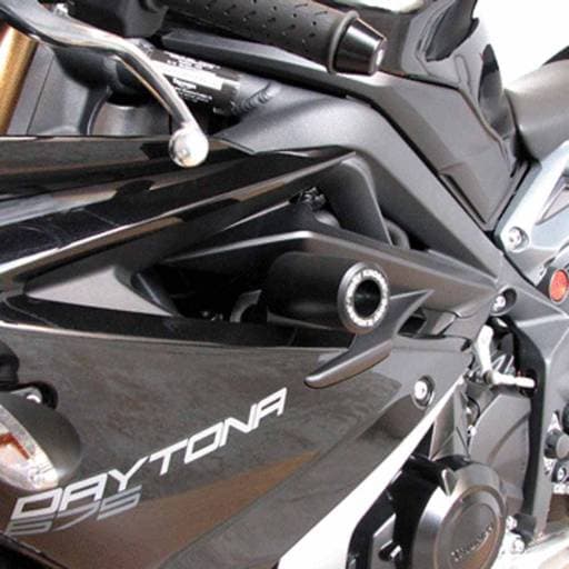 Oggy Knobbs Triumph Daytona 675 13-17 Black Frame Slider Kit