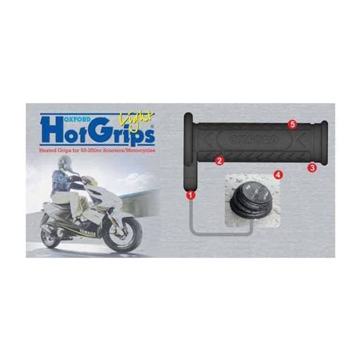 Oxford Hot Grips Light Suits Scooter - CLEARANCE